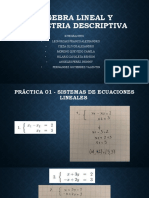 Algebra Lineal y Geometria Descriptiva Grupo 5