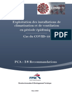 FPM Etude1 COVID-19 Systemes Climatisation Ventilation Recommandations