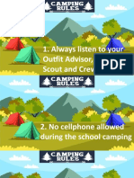 Camping Rules