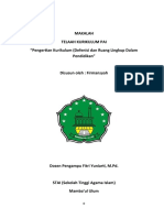 MAKALAH kurikum pendidikan