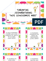 Tarjetas Disparatadas para Conocernos Mejor