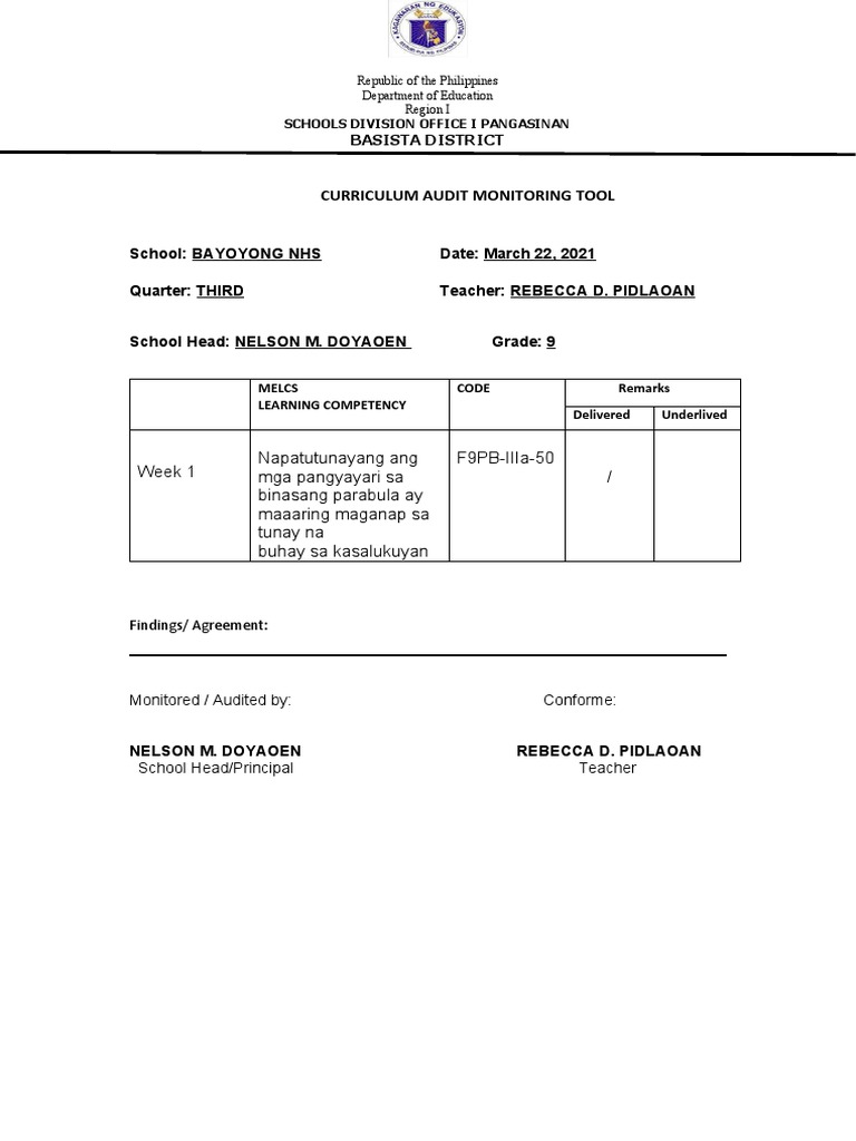 Filipino 9 Week 1 8 Pdf Public Administration Philippines