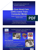 OHC Valve Train Computer Model