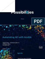 Automating ACI With Ansible