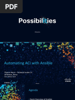 Automating ACI with Ansible