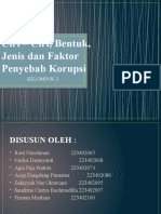 Ciri, Bentuk, Jenis dan Faktor Korupsi