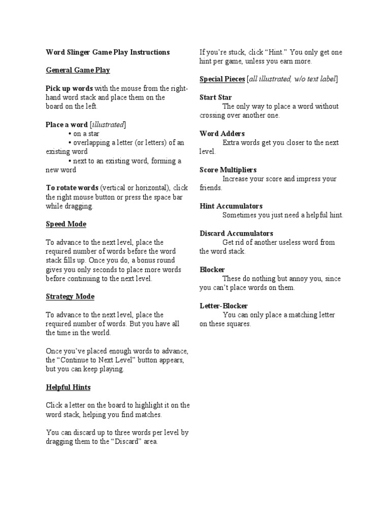 Instructions | PDF