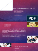 Cierre de Ventas y Post-Ventas