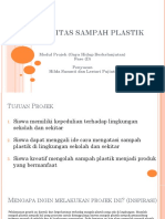 Modul Projek Gaya Hidup Berkelanjutan - KREATIVITAS SAMPAH PLASTIK - Fase D