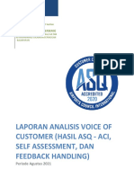 Laporan Analisis Voice of Customer