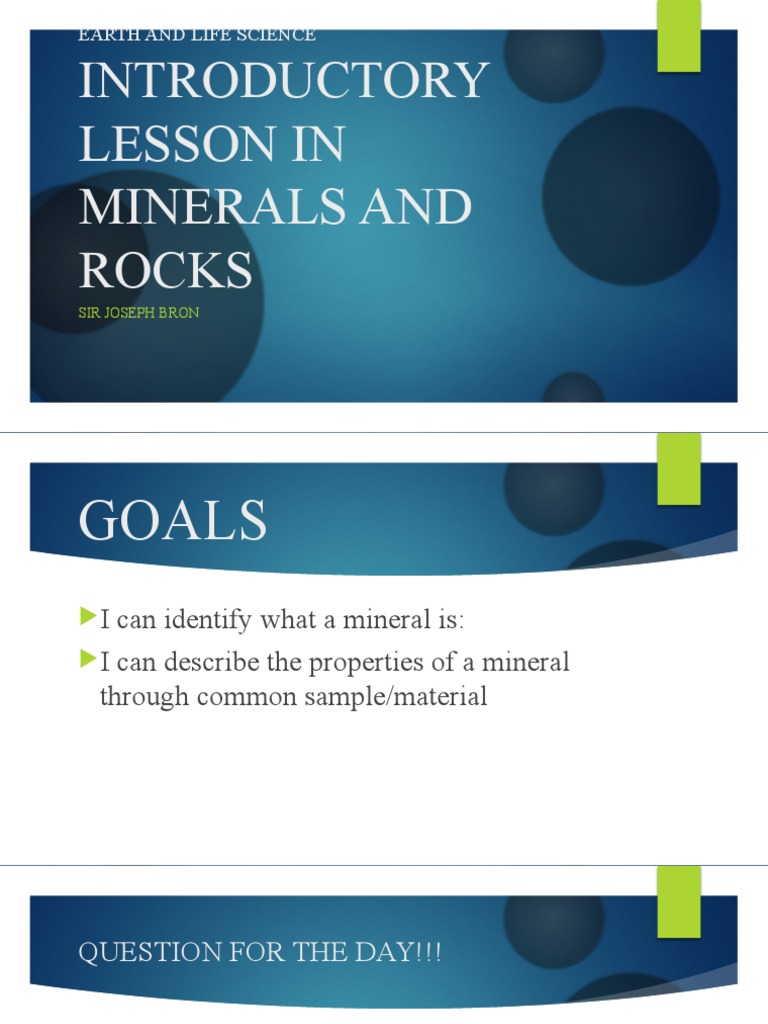 MINERALS | PDF | Minerals | Mineralogy