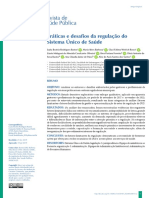 Práticas e Desafios Da Regulação Do Sistema Único de Saúde