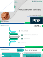 Sosialisasi PKS FKTP Tahun 2023