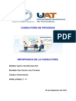 Consultoría procesos objetivos