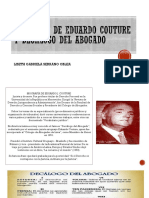 Biografía de Eduardo Couture y Decálogo Del Abogado