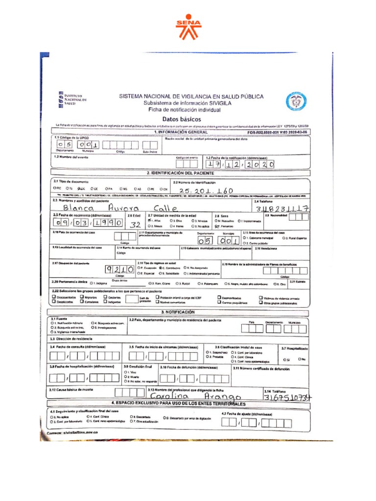 Formato RIPS y Ejemplo de Diligenciamiento | PDF