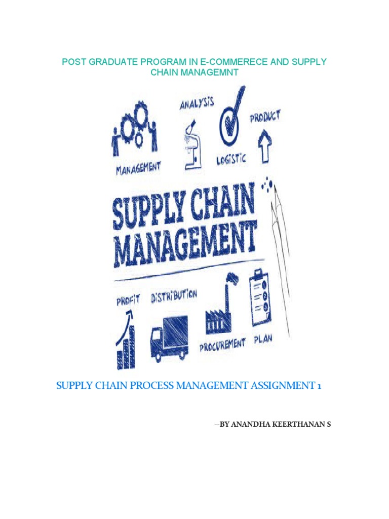 SCPM Assignment 1 PDF Supply Chain Walmart