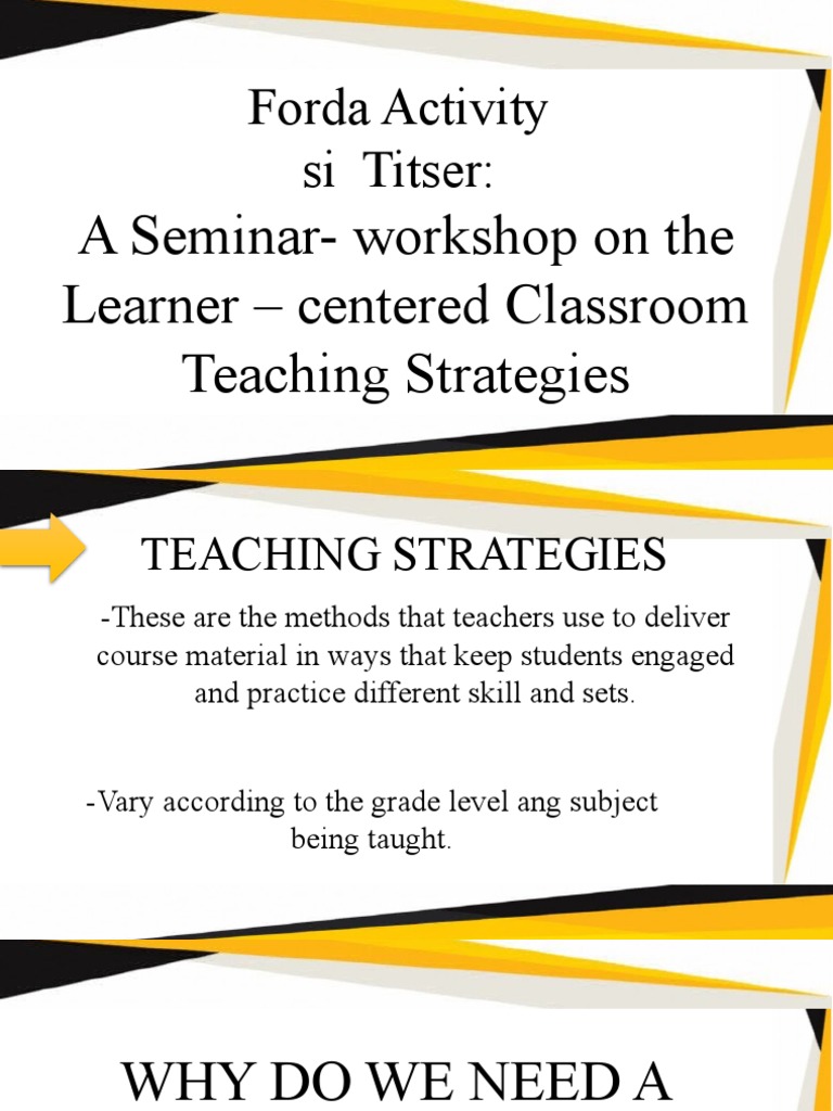 Teaching Strategies PDF Teaching Method Linguistics