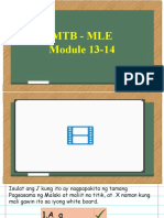MTB Mle Module 13 14