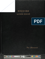 Maurice Duruflé Requiem op. 9 Reduced Orchestration Paul Hindemith Estate