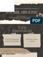 Tutorial Sastera Minggu 8