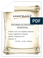 Informe de Proyecto