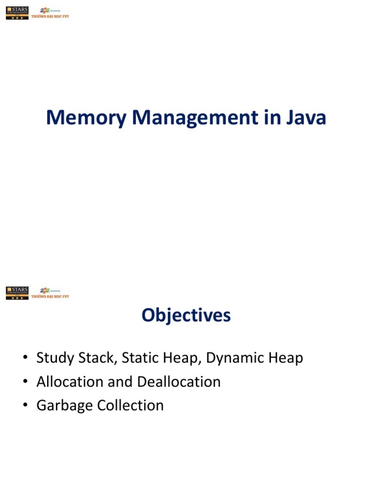 4 memory management in java pdf java programming language