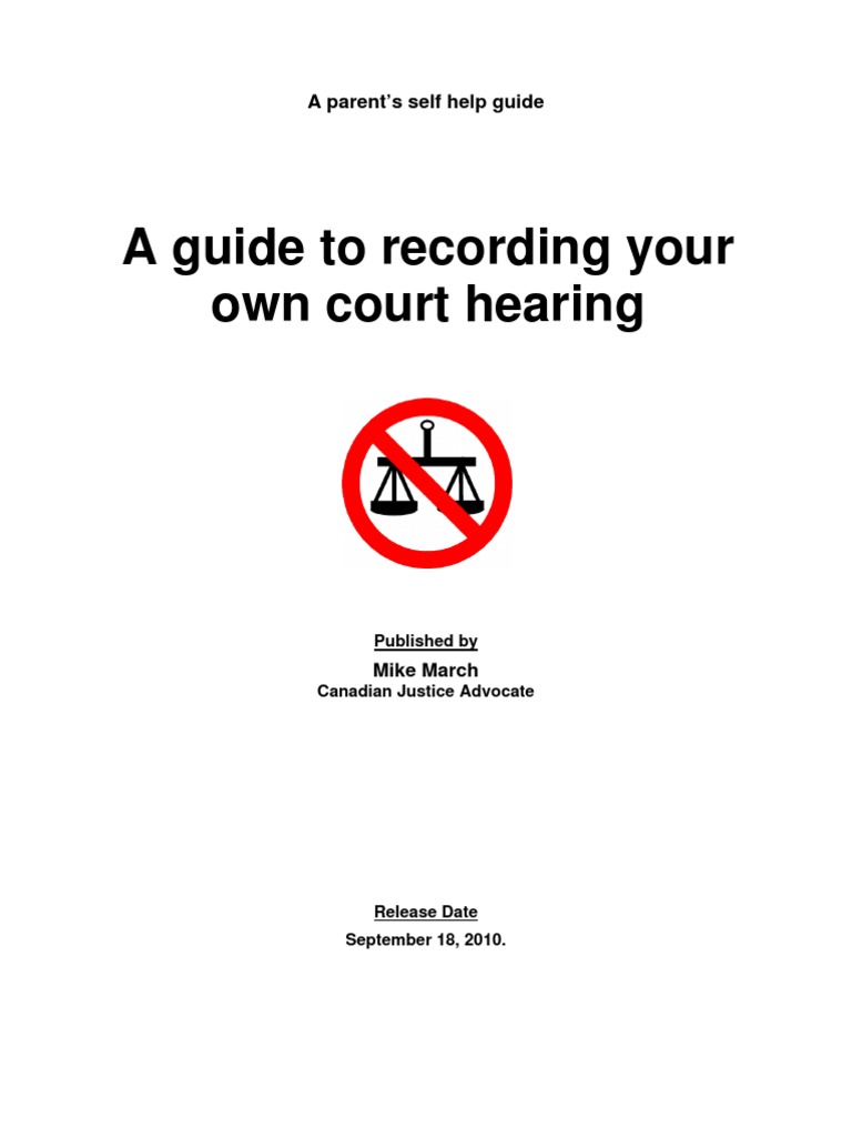 article-recording-your-own-court-hearing-ontario-pdf-judge-lawyer