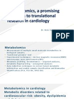 Cardiology Metabolomics Research
