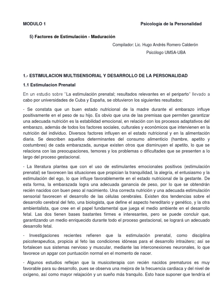 5) Factores de Estimulación Maduracion PDF Hormona
