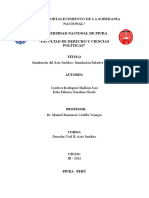 Simulación Del Acto Jurídico - Simulación Relativa y Parcial