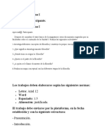 Filosofía tarea semana I conceptos orígenes etapas