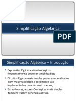 Aula 06 - Teoremas Lógicos, Simplificação Algébrica e Projeto de Circuitos Lógicos