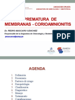 O15 ROTURA PREMATURA MEMBRANAS CORIOAMNIONITIS - Dr. MASCARO