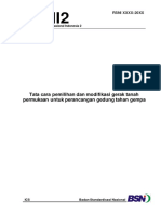 RSNI2 Tata Cara Pemilihan Dan Modifikasi