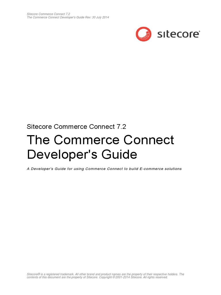 Sitecore Connect Developer Guide A4 | PDF | Class (Computer Programming ...