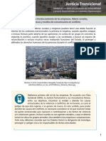 Responsabilidad Eo Involucramiento de Las Empresas, Líderes Sociales y Grupos Religiosos y Medios de Comunicación en Conflicto