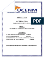 Golpe de Estado Informe 1