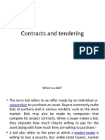 Contracts: Types, Bidding & Tendering Process