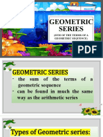 Finite and Infinite Geometric Series