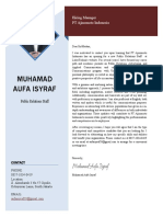 Job Application Letter 2 (Muhamad Aufa Isyraf)