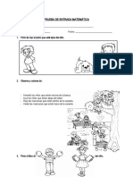 Evaluaciones 1° Grado