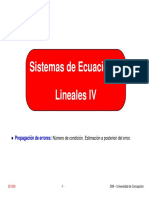 Sistemas Ecuaciones Lineales IV