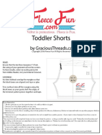 Fleece Fun Toddler Shorts