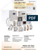 Selec Meters, CT, Protection Relay, Timer Price List Wef 24-01-2023