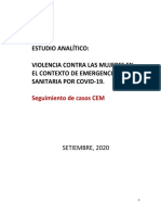 Violencia Contra Las Mujeres en El Contexto de Emergencia Sanitaria Por Covid 19.