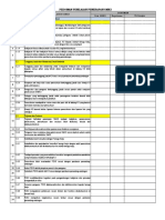Checklist Audit SMK3 (Berdasarkan PP No.50 Tahun 2012) REV-1