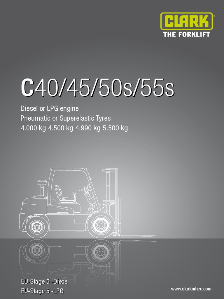 EN 05SpecSheet C40-55-EU-Kubota Stage 5-Engine | PDF | Brake | Diesel ...
