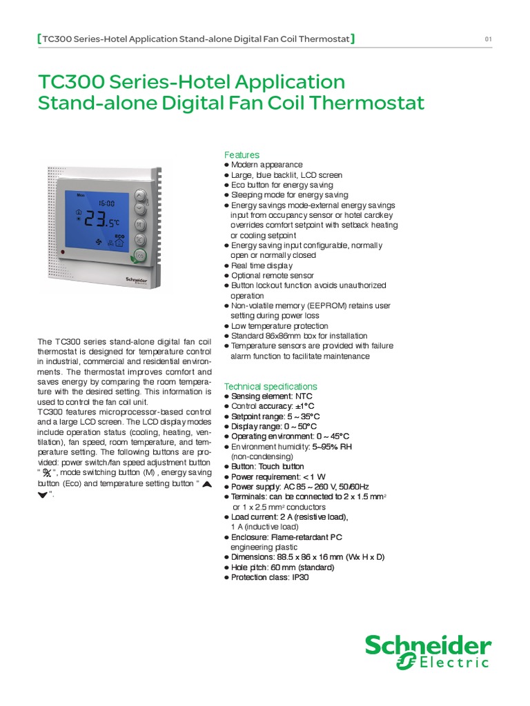 TC303 Manual | PDF | Thermostat | Manufactured Goods