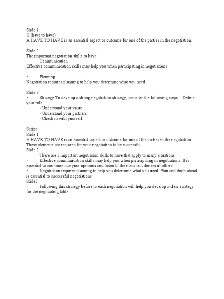 Negotiation | PDF | Law